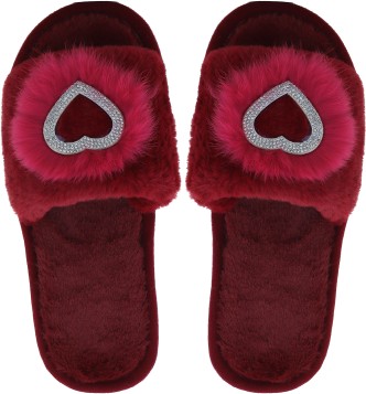 fluffy slippers online