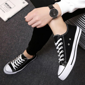 black canvas shoes for men