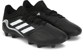 adidas white and black football boots