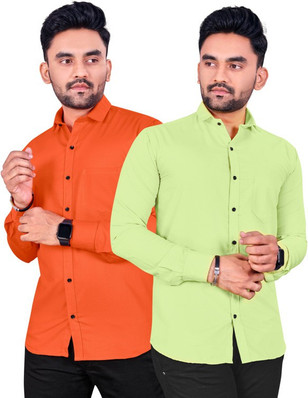 Green Mens Formal Shirts - Buy Green 