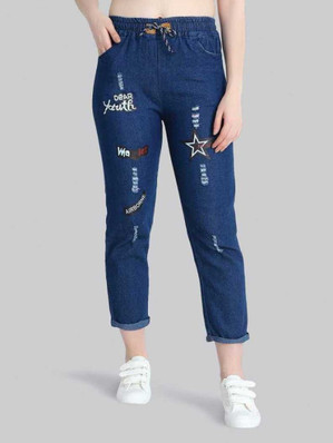Printed Half Half Kids Jeans - Buy 