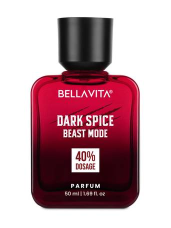 BELLAVITA Dark Spice Beast Mode Perfume|40% Oil Parfum |Long Lasting Spicy Woody Fragrance Eau de Parfum - 50 ml