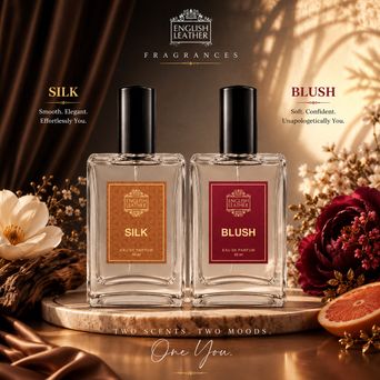 English Leather Silk + Muse Perfume Combo | 50ml Each | Pack of 2 | Long Lasting Fragrance Eau de Parfum - 100 ml For Men & Women