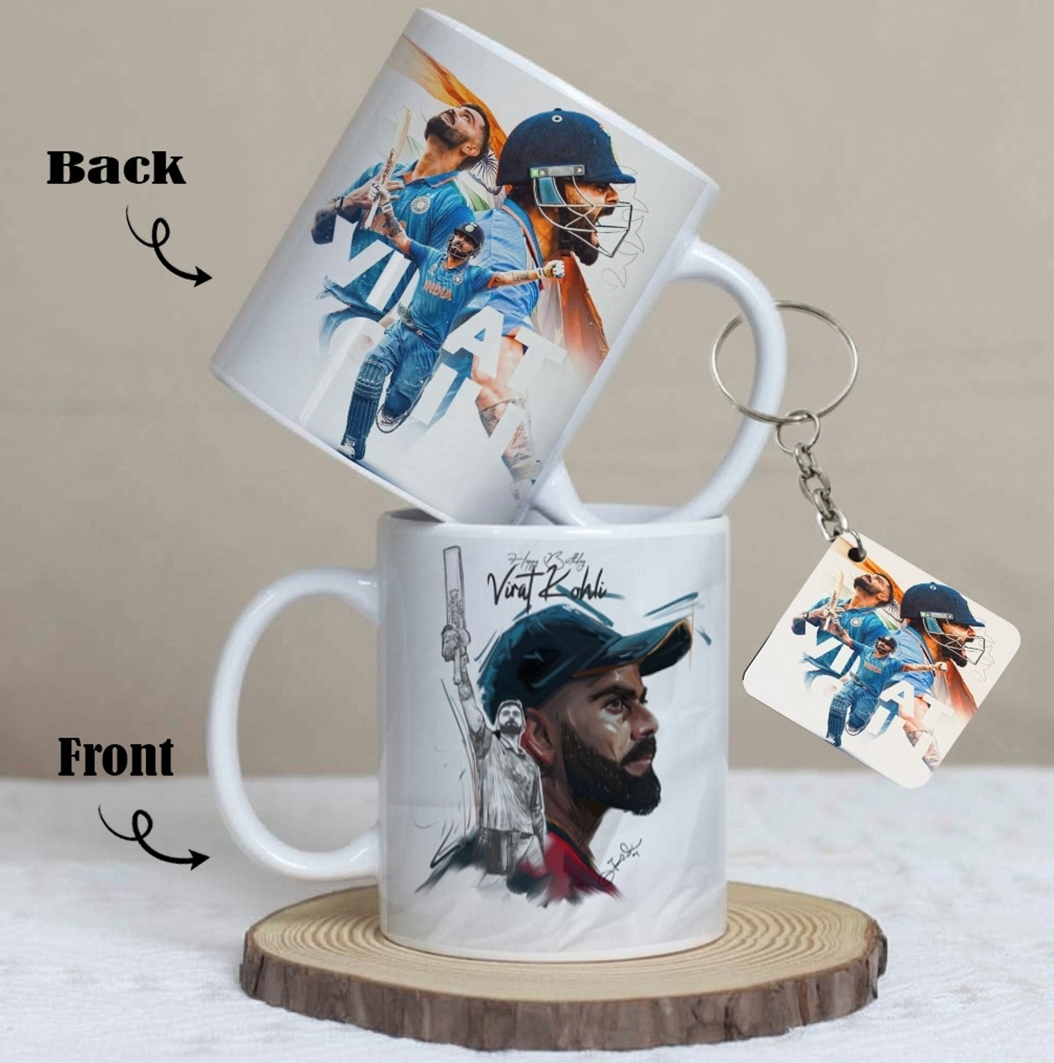 Cricket Ball Ceramic Mug