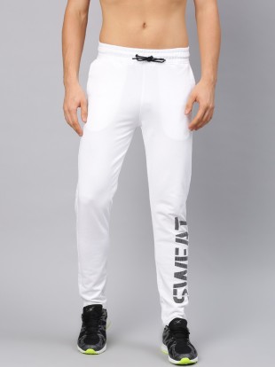 white track pants online