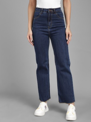 high waist wide leg jeans flipkart