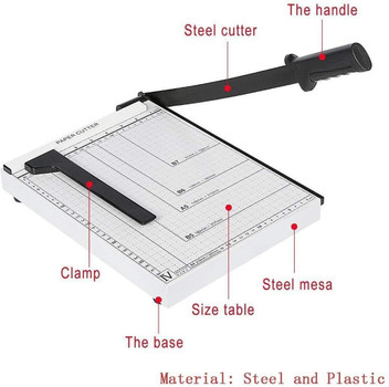 Swordfish A4 5-in-1 Creative Paper Trimmer For Straight Cuts, Wave Cuts, Perforations, Rounded Corners & Score-Lines [40343