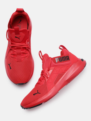 puma red shoes