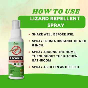 Mitex Lizard Repellent Spray | Safe & Non-Toxic Pest Control for Home &  Office (50ml) - Buy Baby Care Products in India | Flipkart.com