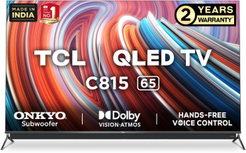 TCLサウンドバー搭載、4K55型液晶テレビQLED 55C815