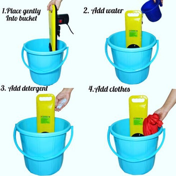 Handy Bucket Bucket Washing Machine Flipkart Xcort Portable Bucket - Main Image