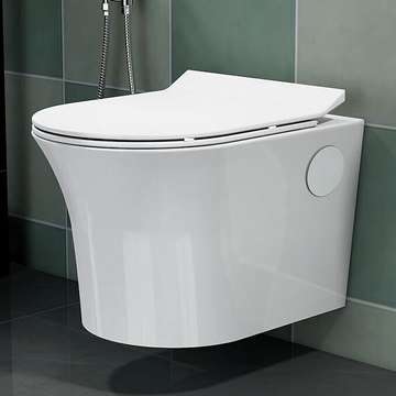 Jaquar CONTINENTAL Range Rimless Wall Mount WATER CLOSET / TOILET BOWL ...