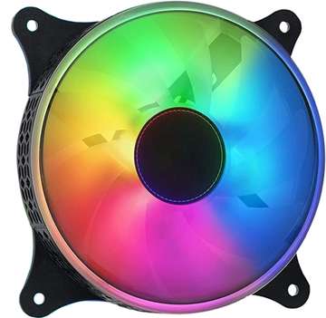ENTWINO CPU/Cabinet's LED / RGB Fan, Colorful Cooling Fan For Gaming PC ...