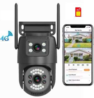 Maizic Smarthome Supercam 10X Optical Zoom 5MP+5MP Wi-fi CCTV Camera ...
