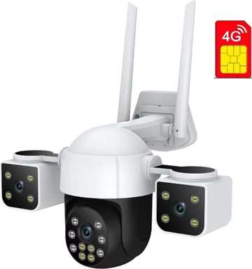 Maizic Smarthome Supercam 10X Optical Zoom 5MP+5MP Wi-fi CCTV Camera ...