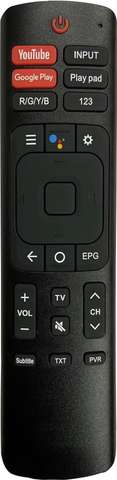 7SEVEN Compatible VU Smart TV Remote Control for 4K Android Smart LED ...