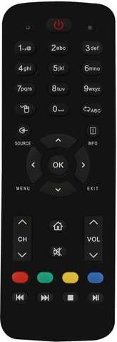 7SEVEN Compatible VU Smart TV Remote Control for 4K Android Smart LED ...