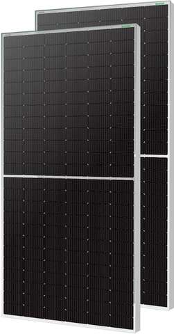 WAAREE 580Wp 144Cells II TOPCON N-Type II Bifacial Solar Panel II Solar ...