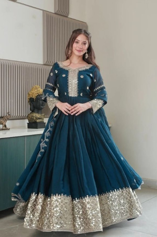 Frock Design Flipkart Gaun Dress Ankara Gown Clothes Latest Gown Design  Pinterest Cowgirl Costume Dress Ideas Western Look For Ladies Chinon