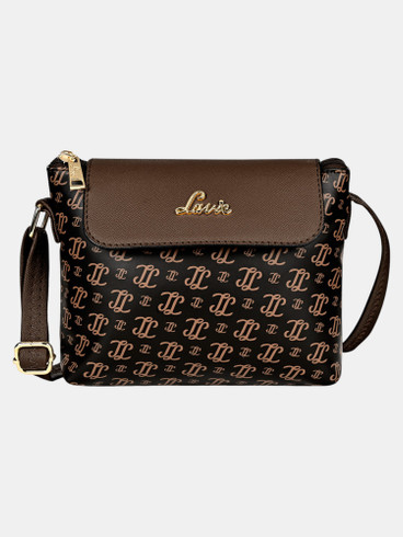LL Leather Land Women's Sling Bag (SLG_207) - Grey Crossbody Bag, Waterproof, Adjustable Strap