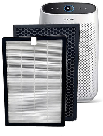Kit De Filtros Para Purificador Philips AC2882/10 Y AC2887/10, HEPA Y Carbón Activo, Reemplazo FY2422/30 Y FY2420/30