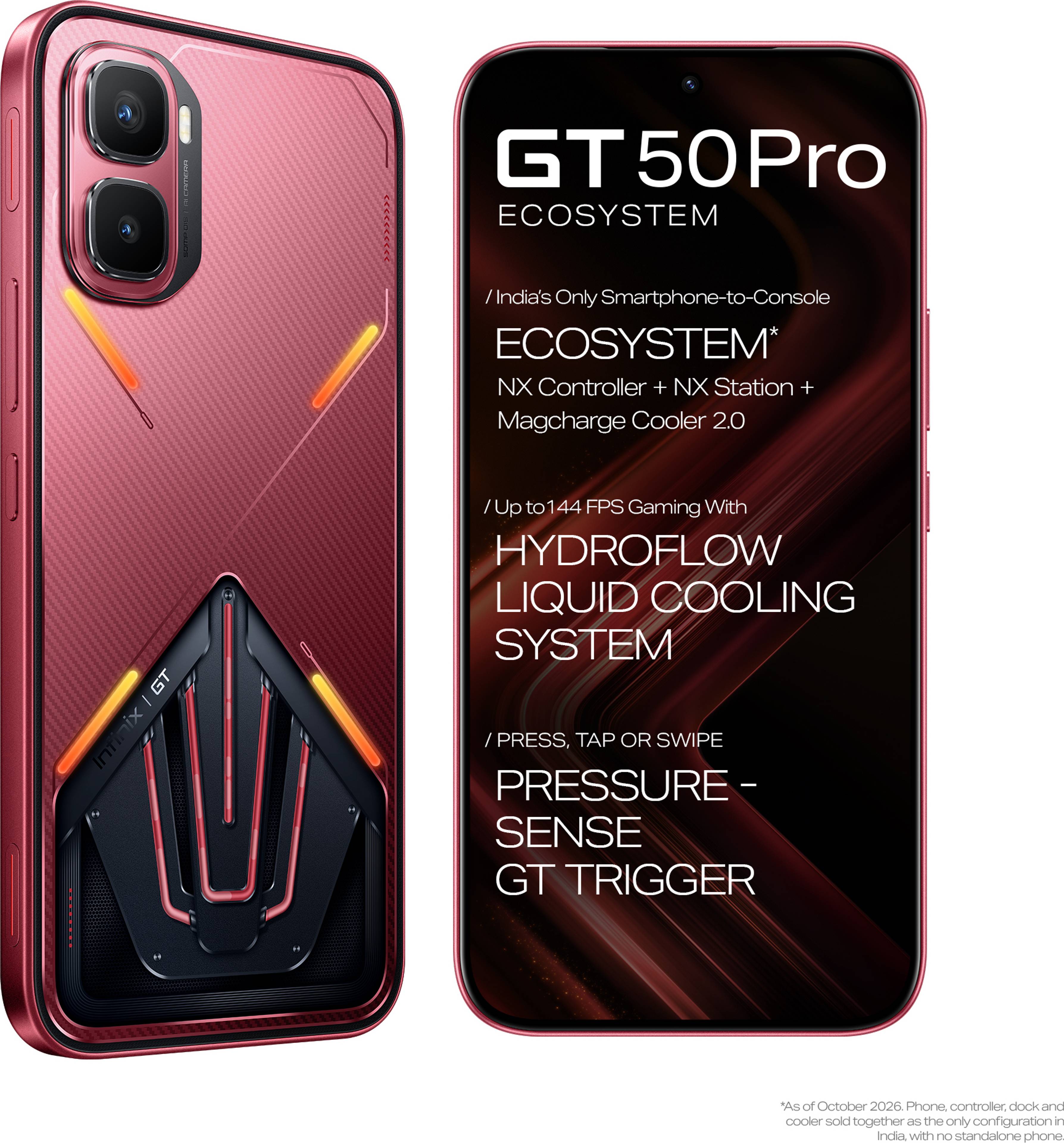 Infinix GT 50 Pro, front