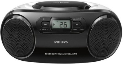 Philips Portable Boombox CD Player with Bluetooth, USB, Radio