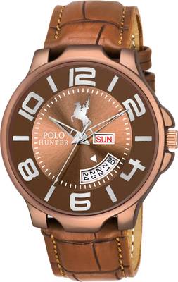 POLO HUNTER Day and Date Functioning Analog Watch For Men Buy