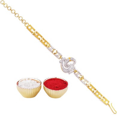 Multicolor Bracelet with Rose Gold Plating  Floral Bracelet  American  Diamond Bracelet  Ojas Multi Coloured Stone Bracelet by Blingvine