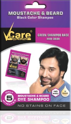 Buy Vcare Shampoo Black Long Lasting Shampoo Color 15ml Online at Low  Prices in India  Amazonin
