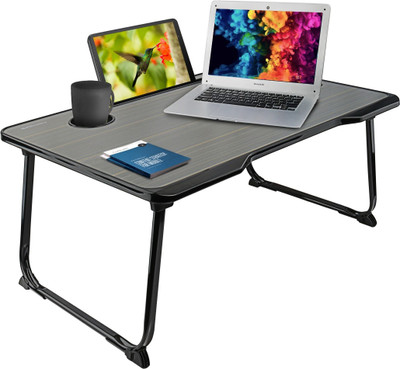 Portronics Wood Portable Laptop Table (Finish Color - Black, DIY(Do-It-Yourself))
