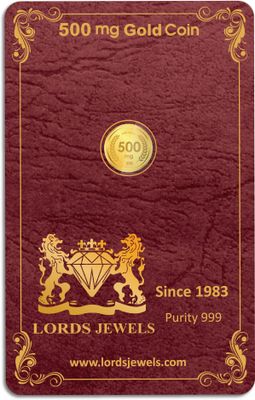 l.D.SONS 0.500 Gram 24 (999) K 0.5 g Gold Coin