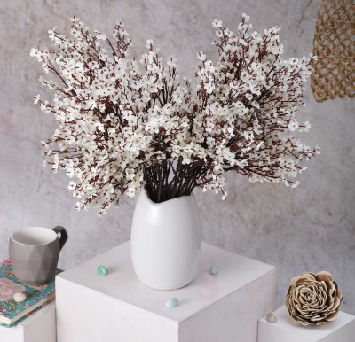 White Floor Vase 24 Inches Tall Ceramic Flower Holder Decorative Large Vases  for Table Centerpieces Shelf Home Decor Living Room Branches Sky-Dried  Flower Arrangement Simple Decorative : : Home & Kitchen
