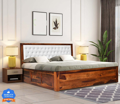 Flipkart Perfect Homes Rosewood (Sheehsma ) Solid Wood King Box Bed, 208 cm x 188 cm (6.82 ft x 6.17 ft) Price in India - Buy Flipkart Perfect Homes Rosewood (Sheehsma ) Solid Wood King Box Bed, 208 cm x 188 cm (6.82 ft x 6.17 ft) online at Flipkart.com