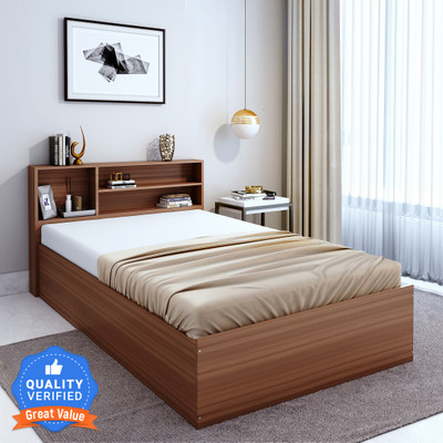 Flipkart Perfect Homes OPUS Engineered Wood Single Bed, 102 cm x 216.66 cm (3.35 ft x 7.11 ft) Price in India - Buy Flipkart Perfect Homes OPUS Engineered Wood Single Bed, 102 cm x 216.66 cm (3.35 ft x 7.11 ft) online at Flipkart.com
