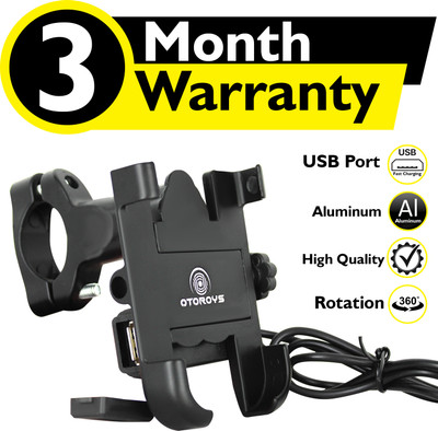 Bike mobile holder 2025 with charger flipkart