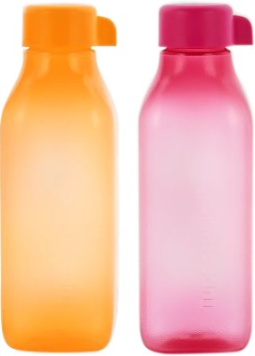 4x Tupperware Eco Water Drink Bottle 1000ml with Flip Top BPA-Free Plastic