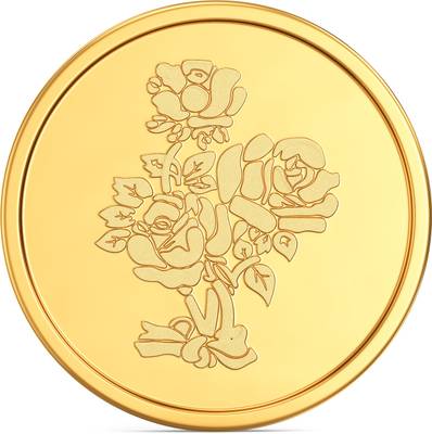 Joyalukkas Flower 22k (916) 2gm Yellow Gold Coin
