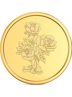 Joyalukkas Flower 22k (916) 1gm Yellow Gold Coin
