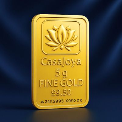 CASAJOYA 5gm_CJ_GOLD_Bar_WB_ sshopsy 24 (995) K 5 g Gold Bar