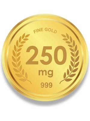 LORDS JEWELS GC0250 24 (999) K 0.25 g Gold Coin