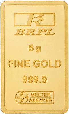 Bangalore Refinery GB24K-999-5G 24 (9999) K 5 g Gold Bar