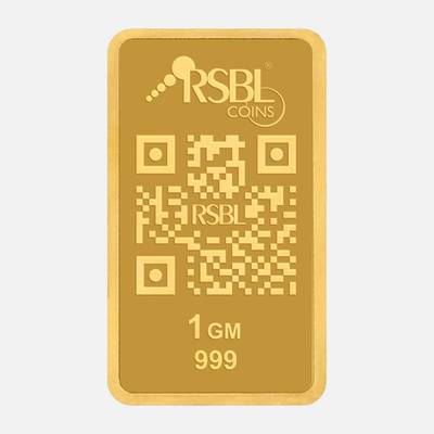 RSBL RSBL-9991A 24 (999) K 1 g Yellow Gold Bar