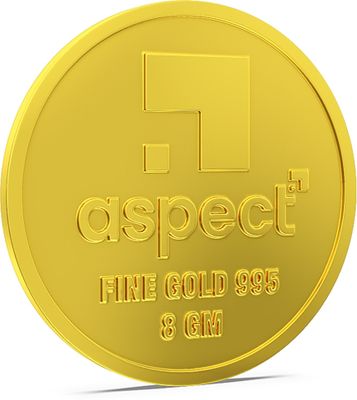 Aspect Bullion & Refinery AGC8GMROSE995 24 (995) K 8 g Gold Coin