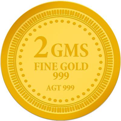 Muthoot Pappachan MUCCSB02G_D 24 (999) K 2 g Gold Coin
