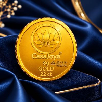 CASAJOYA BIS Hallmarked Gold Coin 8 Gram 22 Karat 22 (916.7) K 8 g Gold
