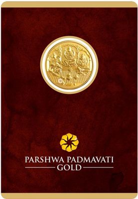 PARSHWA PADMAVATI GOLD (999) 24KT Gold Coin- 0.05g