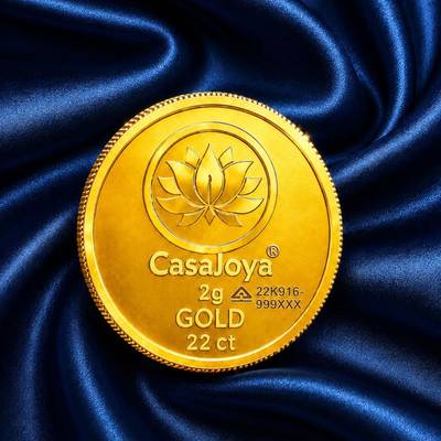 CASAJOYA BIS Halllmarked (HUID) 22 (916.7) K 2 g Gold Coin