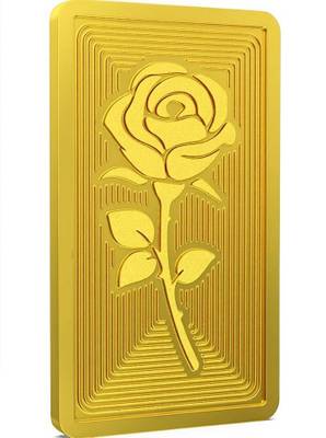 Aspect Bullion & Refinery Rose RS-D1-001 24 (999) K 0.5 g Gold Bar
