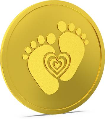 Aspect Bullion & Refinery Baby Shower 5C 24 (995) K 5 g Gold Coin